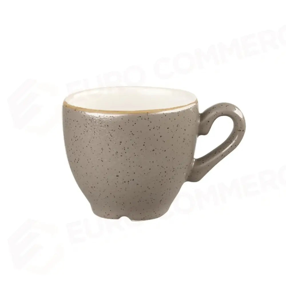 TAZZA CAFFÈ SENZA PIATTO 9 CL STONECAST PEPPERCORN GREY SPGSCEB91 CHURCHILL - 9780774 - MEDRI
