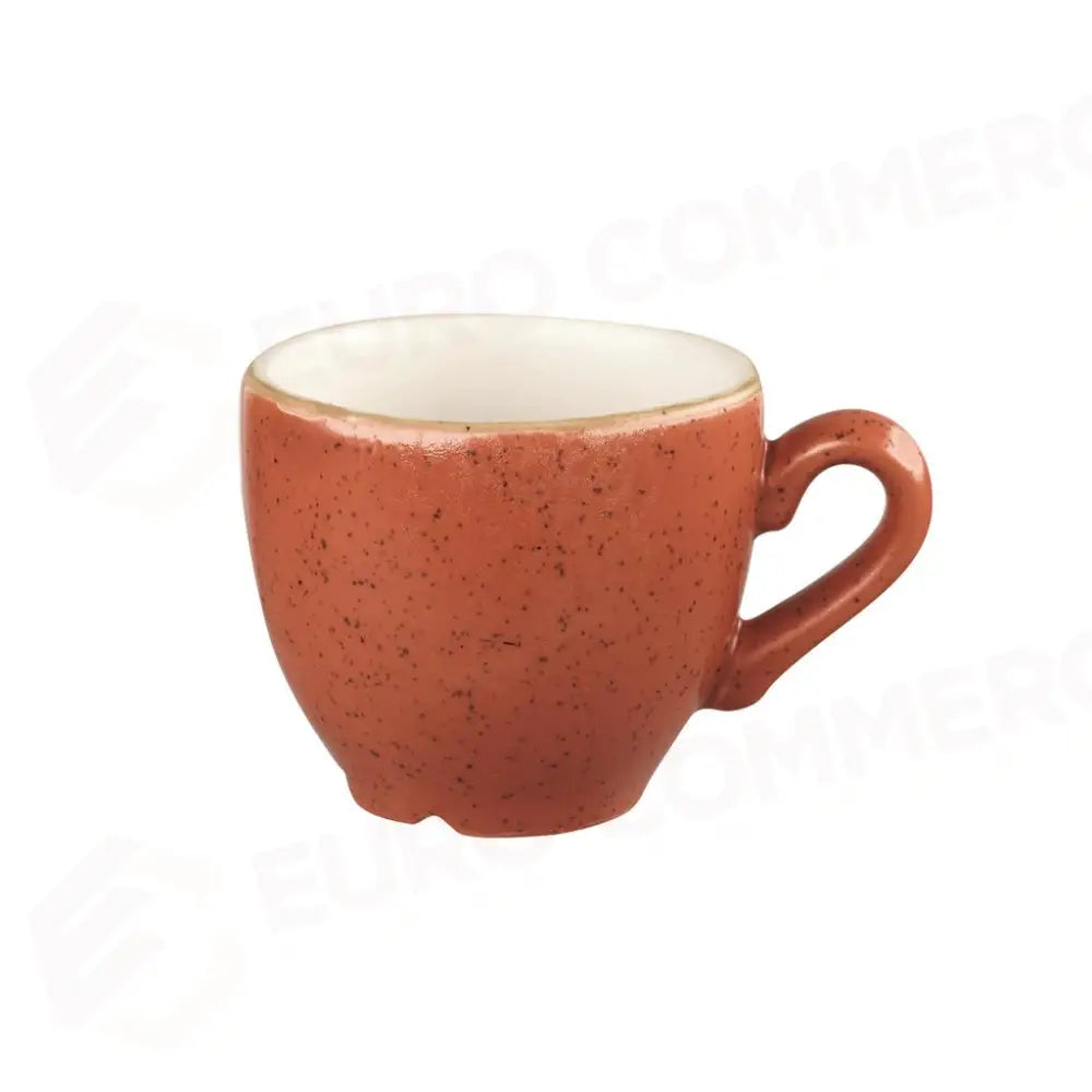 TAZZA CAFFÈ SENZA PIATTO 9 CL STONECAST SPICED ORANGE SSOSCEB91 CHURCHILL - 9780799 - MEDRI