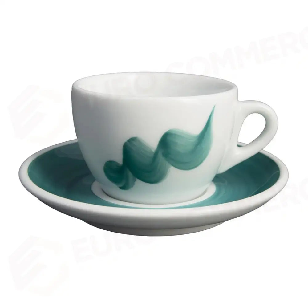 TAZZA CAPPUCCINO CON PIATTO 15 CL ONDA VERDE VERONA 42550 ANCAP - 6800455 - MEDRI