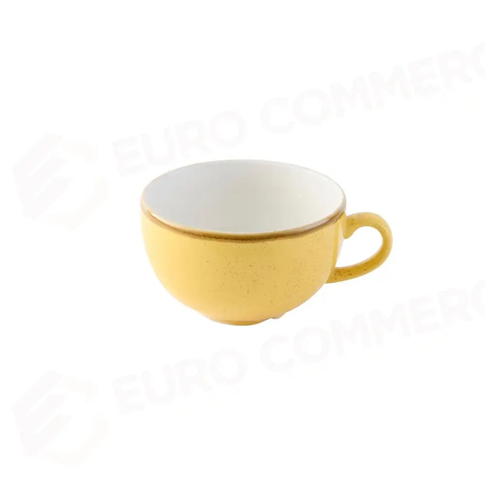 TAZZA CAPPUCCINO SENZA PIATTO 22 CL STONECAST MUSTARD YELLOW SMSSCB201 CHURCHILL - 9781546 - MEDRI