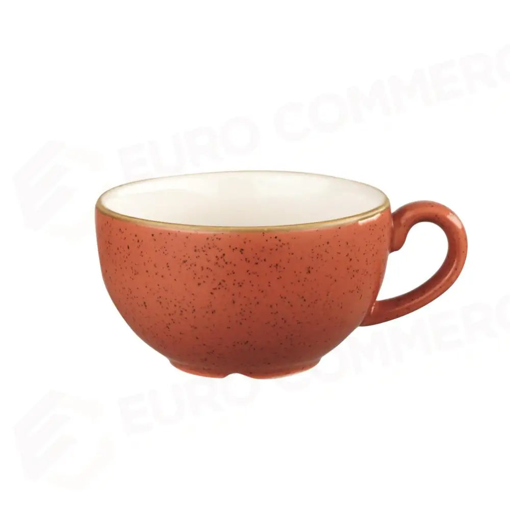TAZZA CAPPUCCINO SENZA PIATTO 22 CL STONECAST SPICED ORANGE SSOSCB201 CHURCHILL - 9780801 - MEDRI
