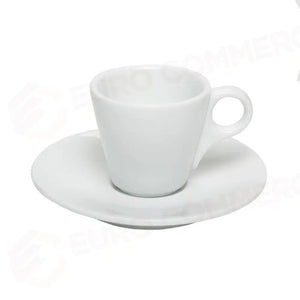 TAZZE CAFFÈ CONICHE CON PIATTO 8 CL BREAKFAST BIANCO 761S/2936 CONF. DA 6 - 13740028 - MEDRI