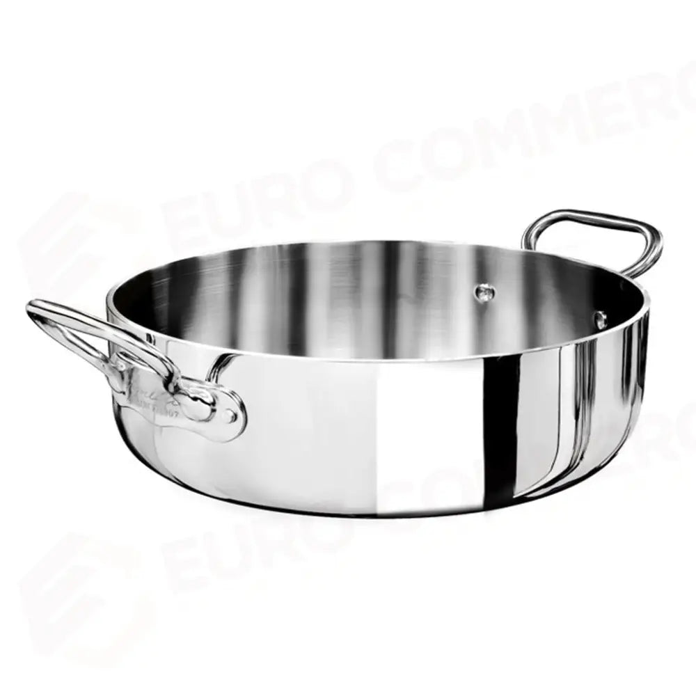 TEGAME 2 MANICI 28 CM ALU-INOX 5-PLY INDUZIONE ALUM1110 AGNELLI - 0072372 - MEDRI