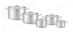 TEGAME CON COPERCHIO PER CARNE HENDI KITCHEN LINE 9,5L Ø280X(H)155MM - 836408
