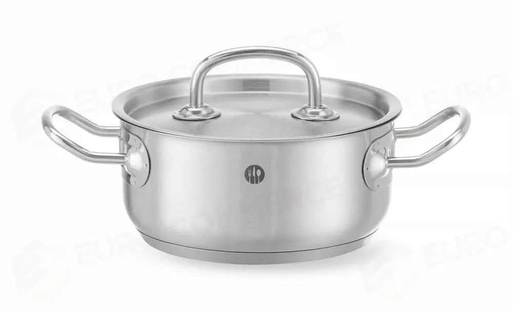 TEGAME CON COPERCHIO PER CARNE KITCHEN LINE 1,5L Ø160X(H)75MM - HENDI
