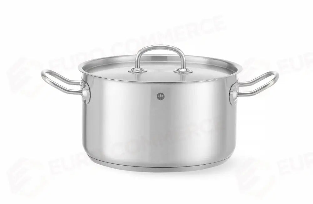 TEGAME CON COPERCHIO PER CARNE KITCHEN LINE 6L Ø240X(H)135MM - HENDI