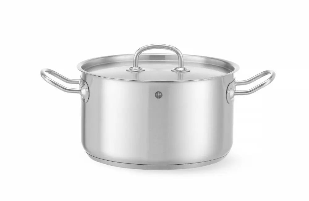 TEGAME CON COPERCHIO PER CARNE KITCHEN LINE 6L Ø240X(H)135MM - HENDI
