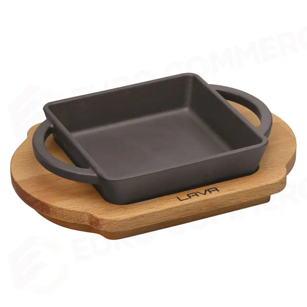 TEGAME CON SUPPORTO - GHISA SMALTATA - PADERNO