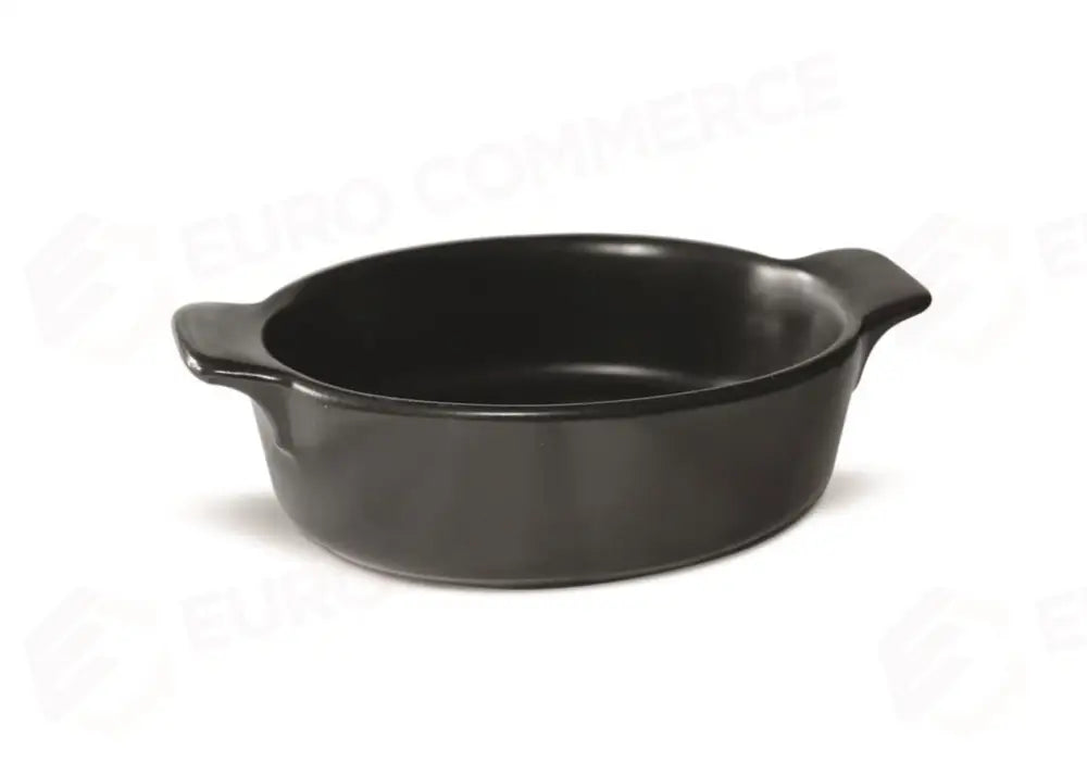 TEGAME OVALE 13X8.2 CM STONEWARE NERO MATT ST_00139 MPS - 6050377 - MEDRI