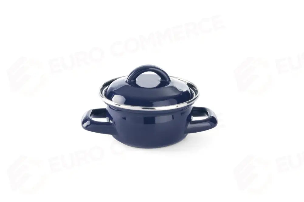 TEGAME PER MINESTRA/SUGO - CON COPERCHIO BLU 0,6L BLU Ø120X(H)95MM - HENDI