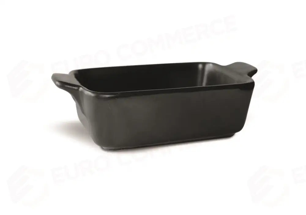 TEGAME RETTANGOLARE 13X8.2 CM STONEWARE NERO MATT ST_10139 MPS - 6050378 - MEDRI