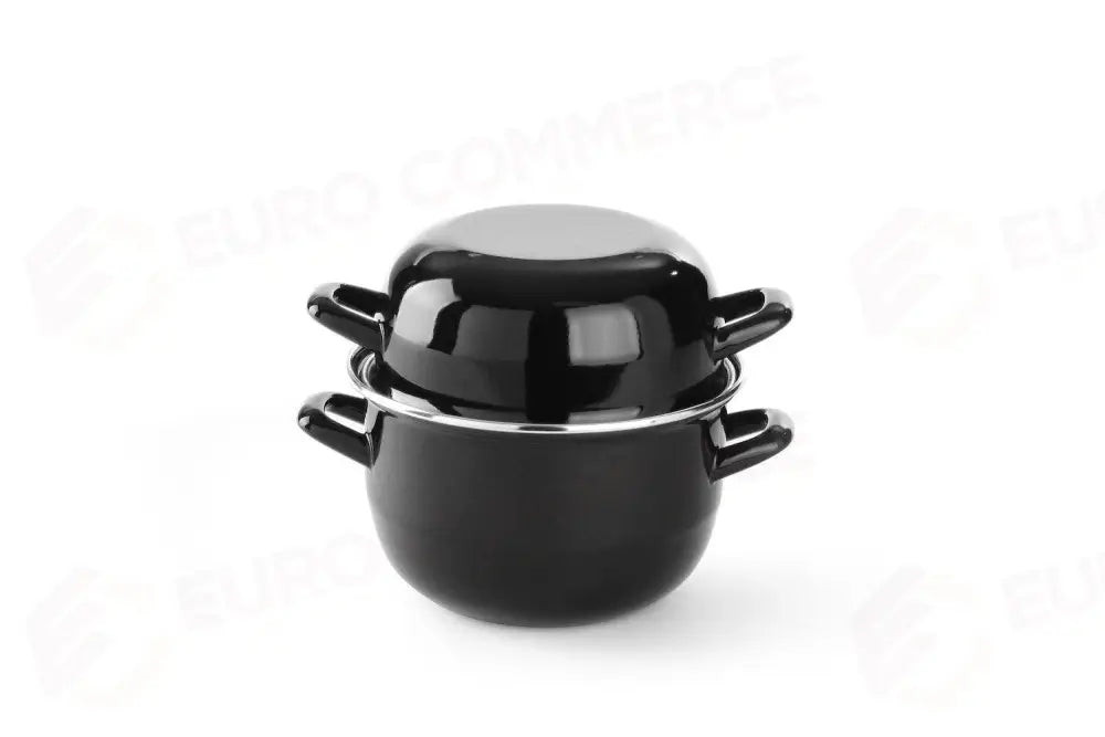 TEGAME SMALTATO PER MITILI - CON COPERCHIO 2,5L Ø200X(H)180MM - HENDI