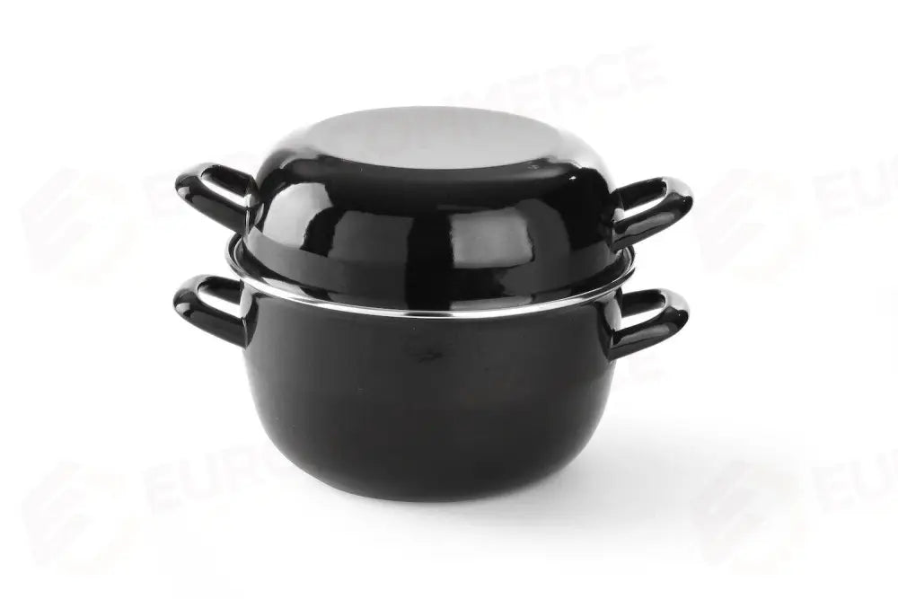 TEGAME SMALTATO PER MITILI - CON COPERCHIO 5,2L Ø260X(H)210MM - HENDI