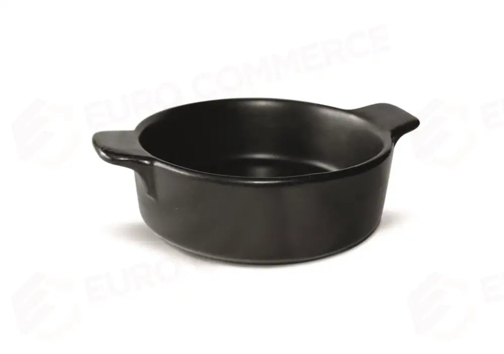 TEGAME TONDO 13 CM STONEWARE NERO MATT ST_30139 MPS - 6050379 - MEDRI