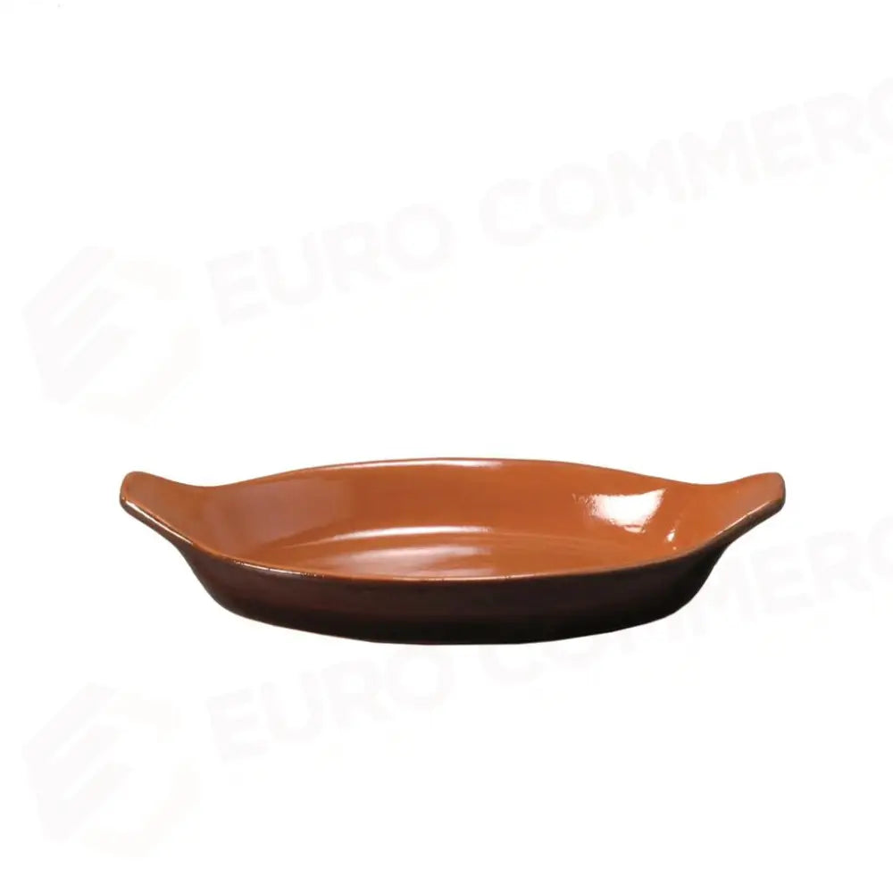 TEGLIA OVALE 35 CM TERRACOTTA VULCANIA - 2850064 - MEDRI