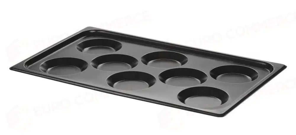 TEGLIA PER UOVA CON RIVESTIMENTO ANTIADERENTE CONVECTOMAT EGGPLATE GN 1/1 NERO 530X325X(H) - HENDI