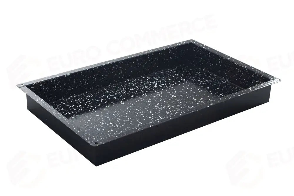 TEGLIA SMALTATA CONVECTOMAT CLASSIC GN 2/1 HENDI NERO 650X530X(H)60MM RETTANGOLARE - 890134