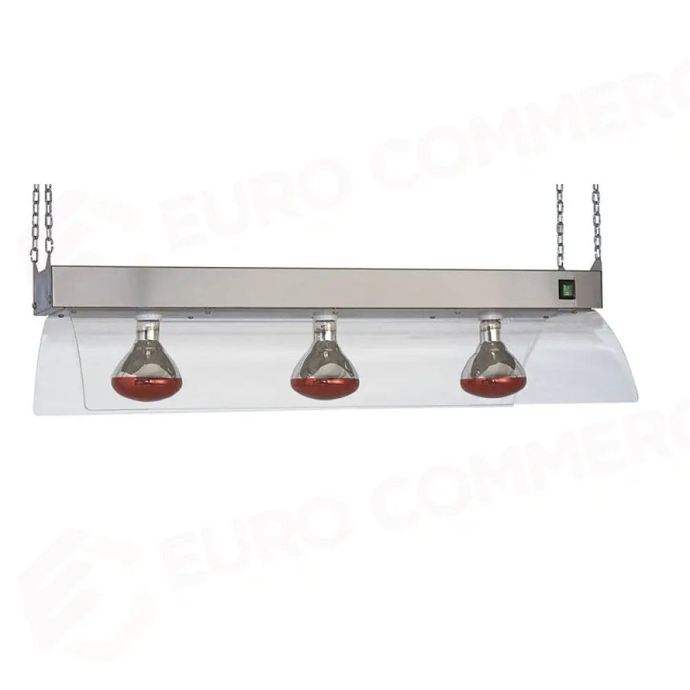 TELAIO INOX A SOSPENSIONE CON LAMPADE A INFRAROSSI GN 3/1 - 9568S - METALCARRELLI - CARRELLI