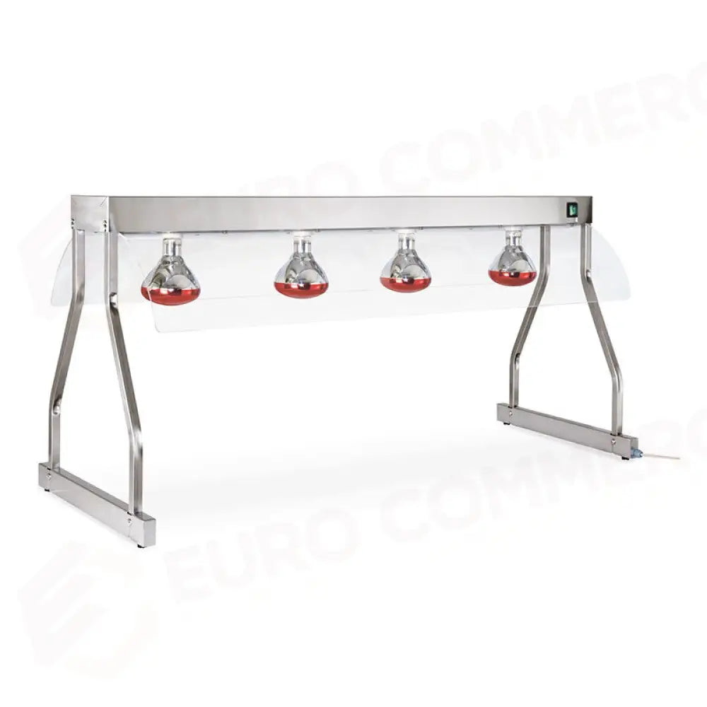 TELAIO INOX CON LAMPADE A INFRAROSSI GN 4/1 - 9570T - METALCARRELLI - CARRELLI