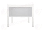 TENDA OSCURANTE AUTOAVVOLGENTE IN TEXTILENE 4 M - BIANCO