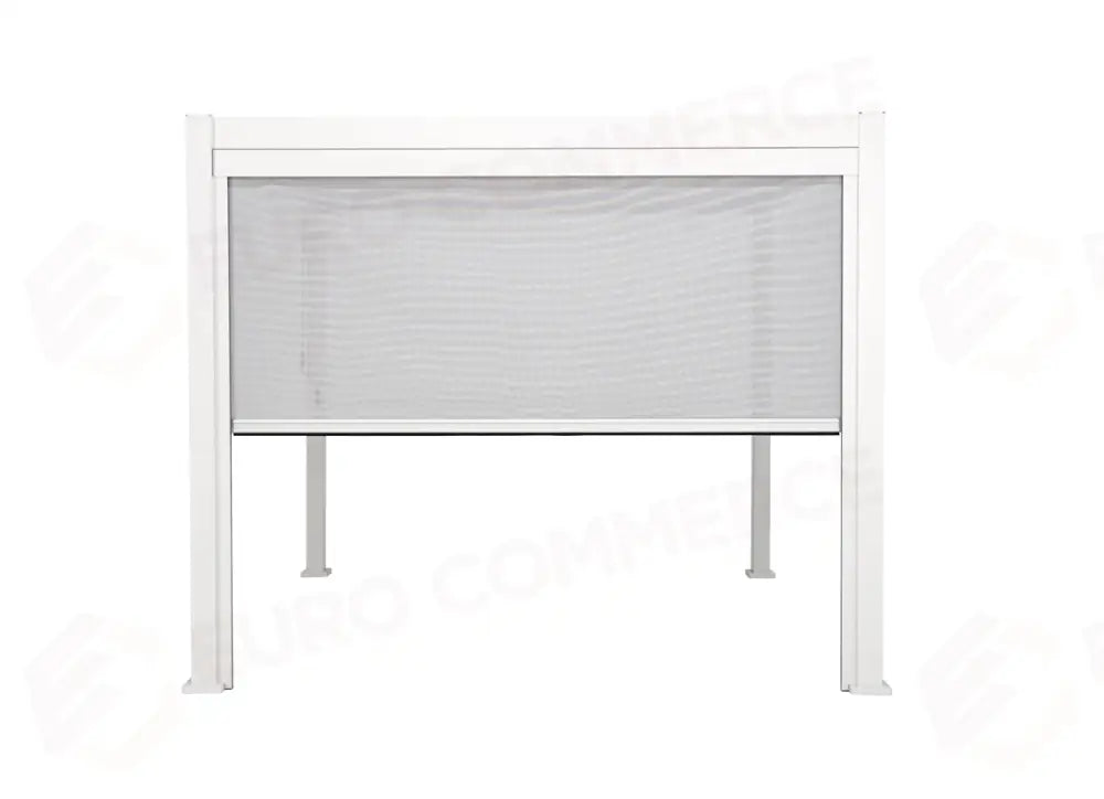 TENDA OSCURANTE AUTOAVVOLGENTE IN TEXTILENE PER PERGOLA TEXAS 4 M - BIANCO