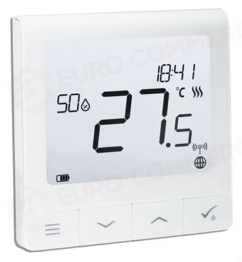 TERMOSTATO PER RISCALDAMENTI ELEGANCE BIO - HALLER - Termostato Classico Smart Home - Riscaldamenti ad Infrarossi