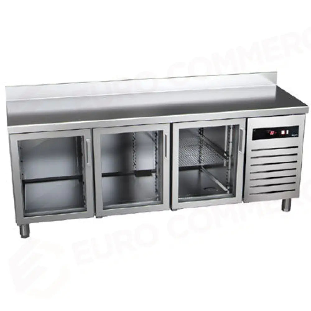 TGP 180 PC HC -TAVOLO REFRIGERATO POSITIVO GN 1/1 CON PORTE IN VETRO. - ASPES PROFESSIONAL - TAVOLI REFRIGERATI