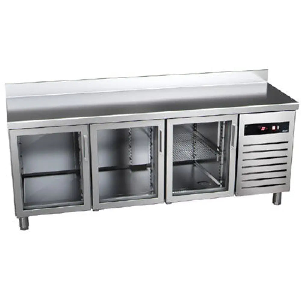 TGP 180 PC HC -TAVOLO REFRIGERATO POSITIVO GN 1/1 CON PORTE IN VETRO. - ASPES PROFESSIONAL - TAVOLI REFRIGERATI