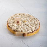 TOP IN SILICONE ALMONDS LAGHI E CARIDI - Ø MM 180X17 H VOL. ~ 295 ML - DIM STAMPO MM 190X190X19 H - TOP26S - PAVONI