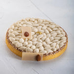 TOP IN SILICONE ALMONDS LAGHI E CARIDI - Ø MM 180X17 H VOL. ~ 295 ML - DIM STAMPO MM 190X190X19 H - TOP26S - PAVONI