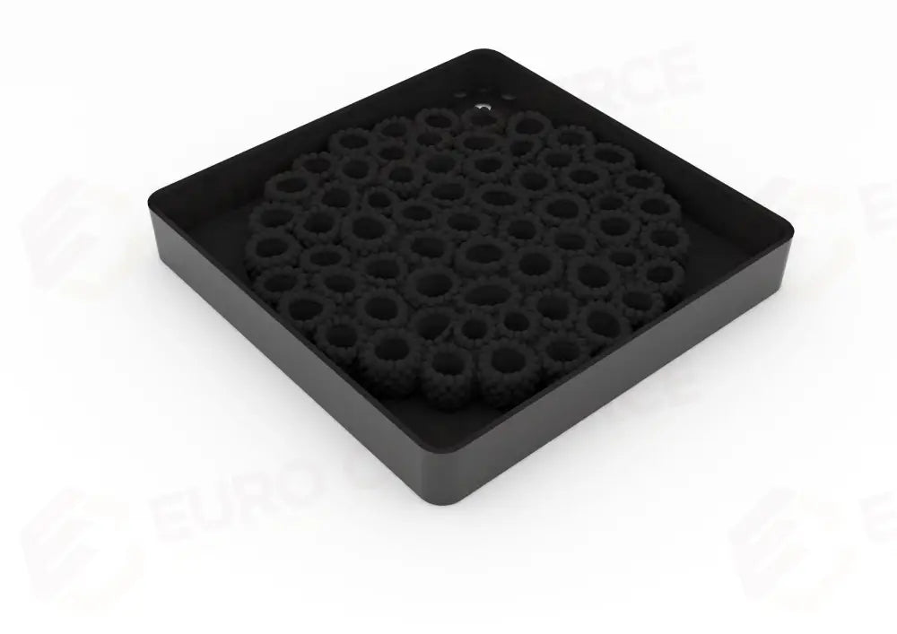 TOP IN SILICONE SCARLET LAGHI E CARIDI - Ø MM 180X26 H VOL. ~ 440 ML - DIM STAMPO MM 190X190X28 H - TOP27S - PAVONI