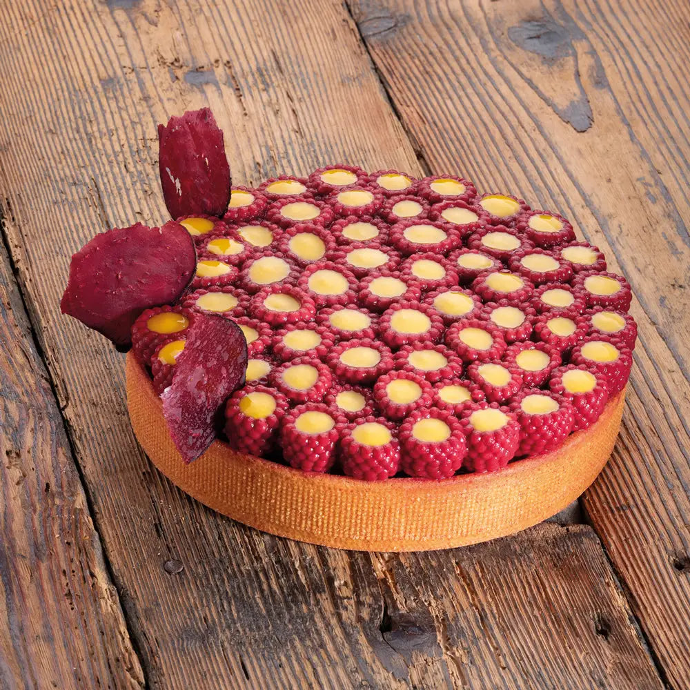 TOP IN SILICONE SCARLET LAGHI E CARIDI - Ø MM 180X26 H VOL. ~ 440 ML - DIM STAMPO MM 190X190X28 H - TOP27S - PAVONI