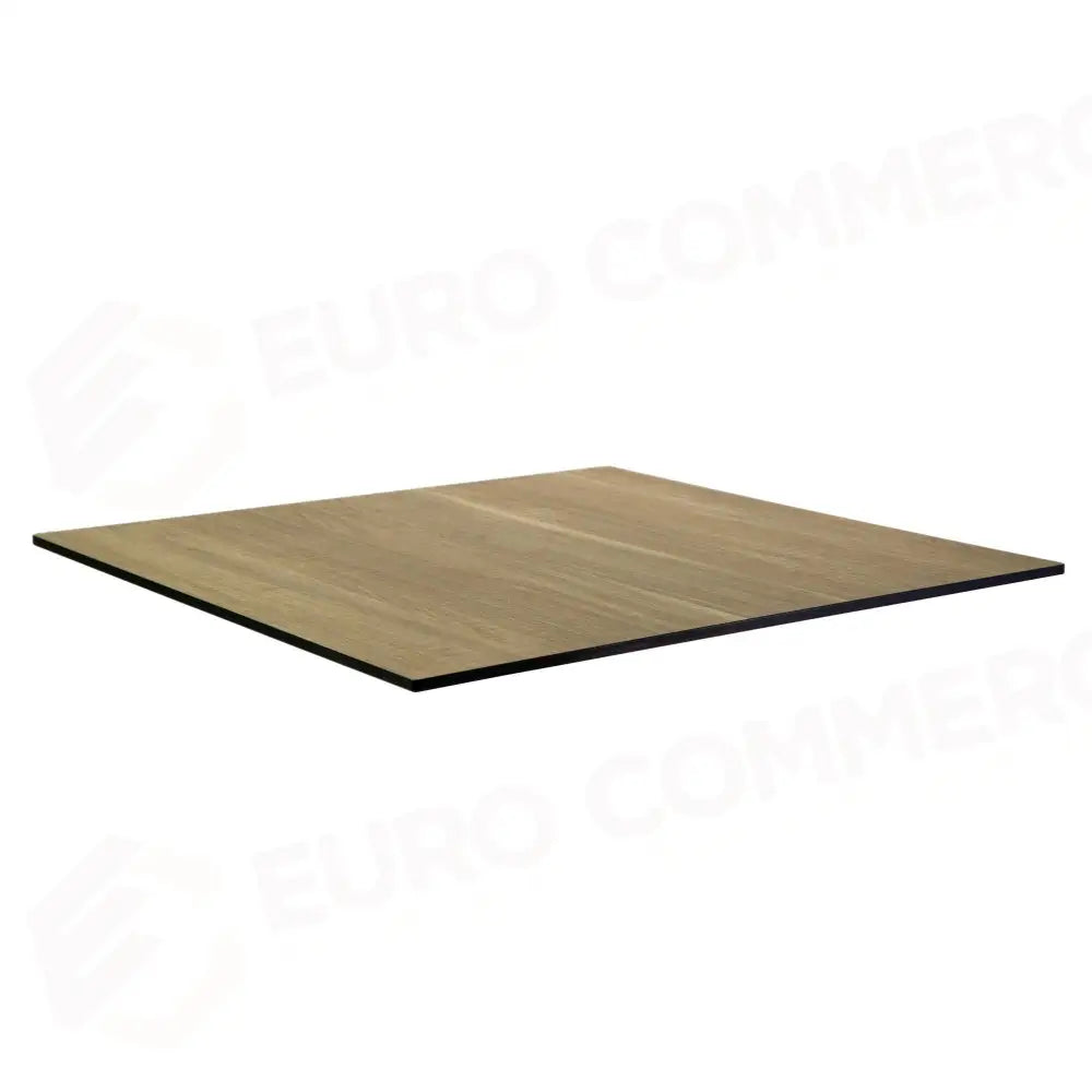 TOP TAVOLO HPL EFFETTO LEGNO NATURALE QUADRO CM79X79X1 - 6459160000 - VACCHETTI