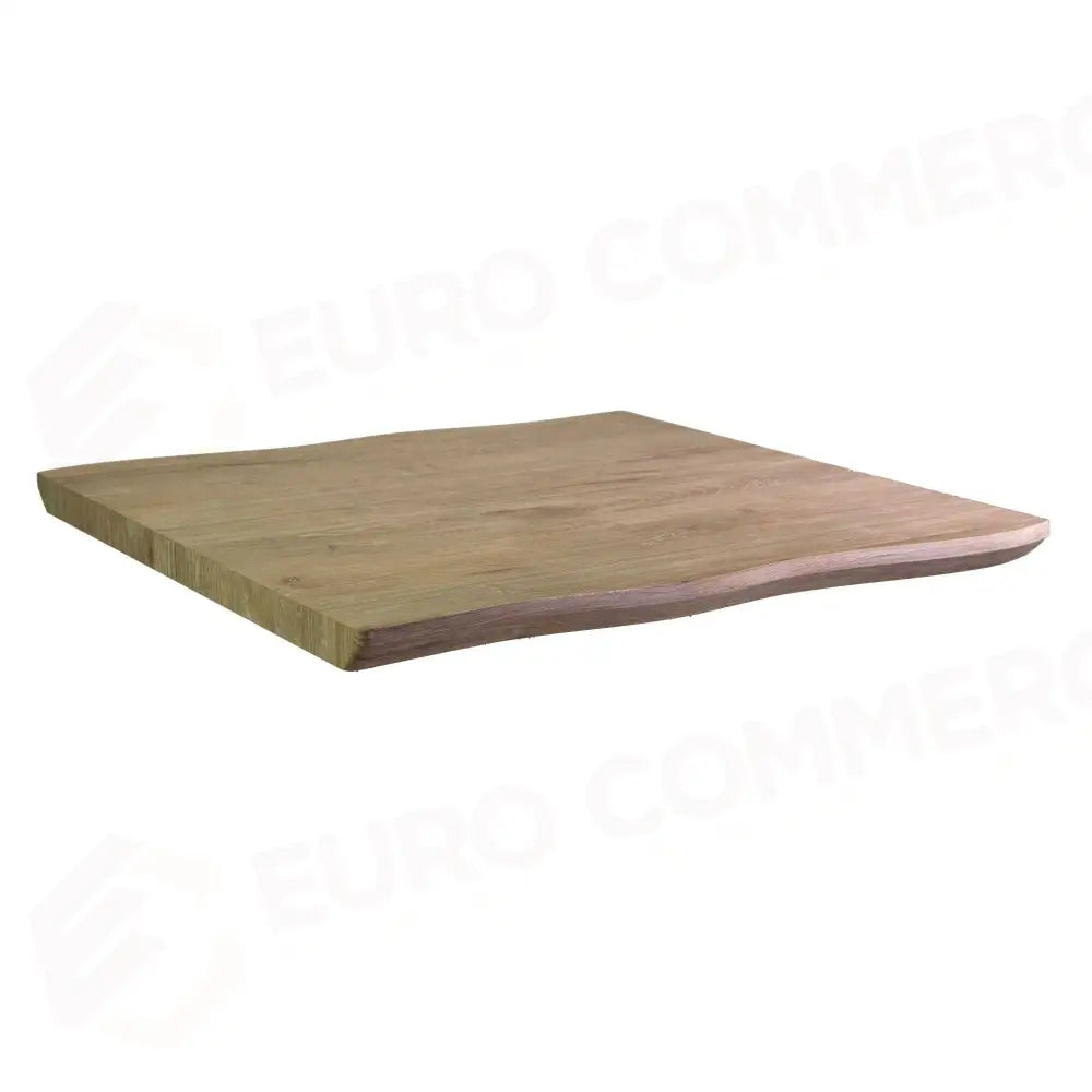 TOP TAVOLO LEGNO CANBERRA NATURALE QUADRO CM70X70X4 - 6469210000 - VACCHETTI