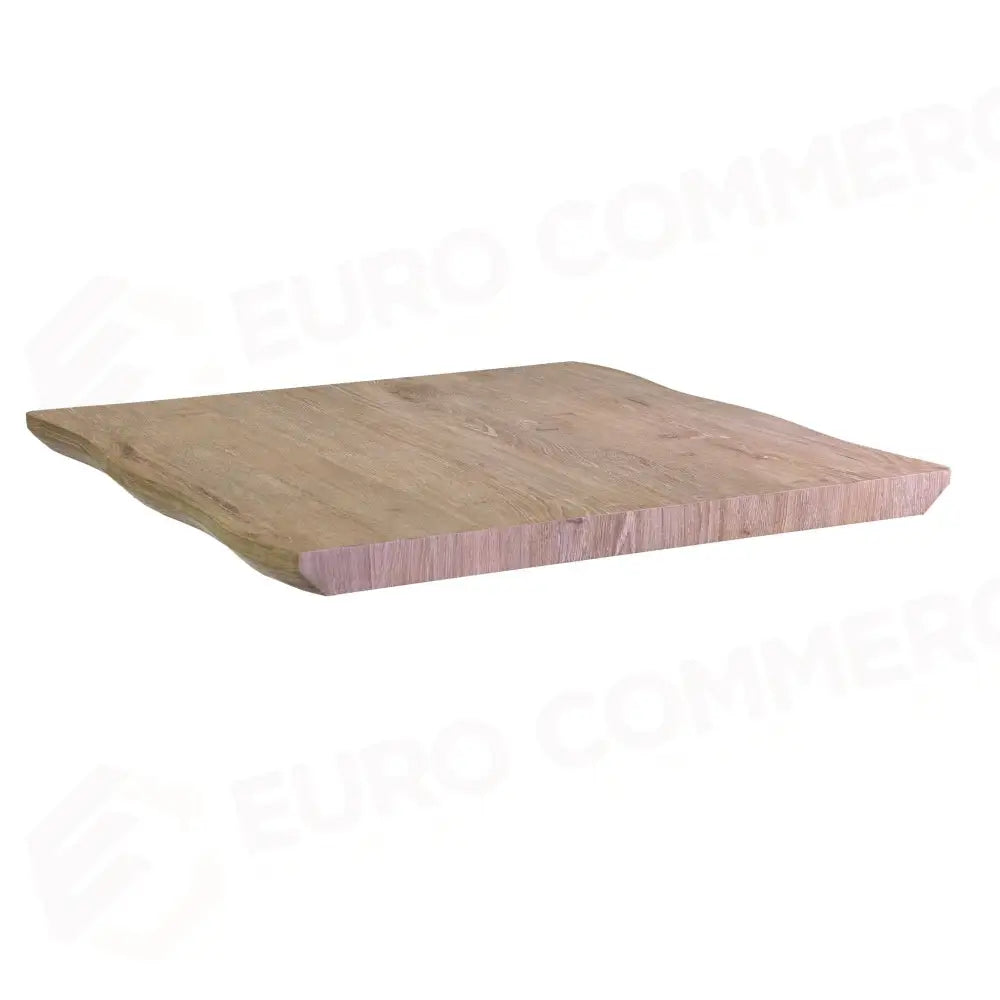 TOP TAVOLO LEGNO CANBERRA NATURALE QUADRO CM80X80X4 - 6468310000 - VACCHETTI