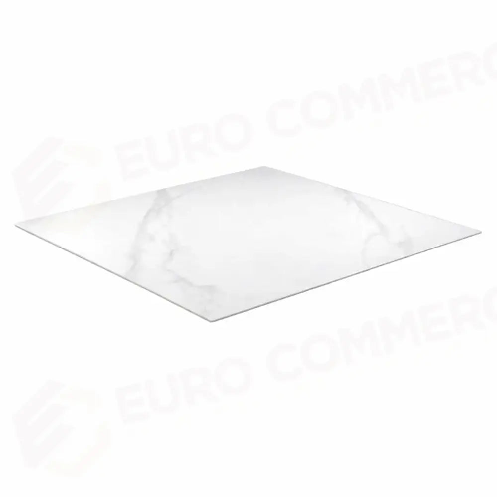 TOP TAVOLO PIETRA SINTERIZZATA BIANCO LUCIDO QUADRO CM70X70X1,1 - 6470450000 - VACCHETTI