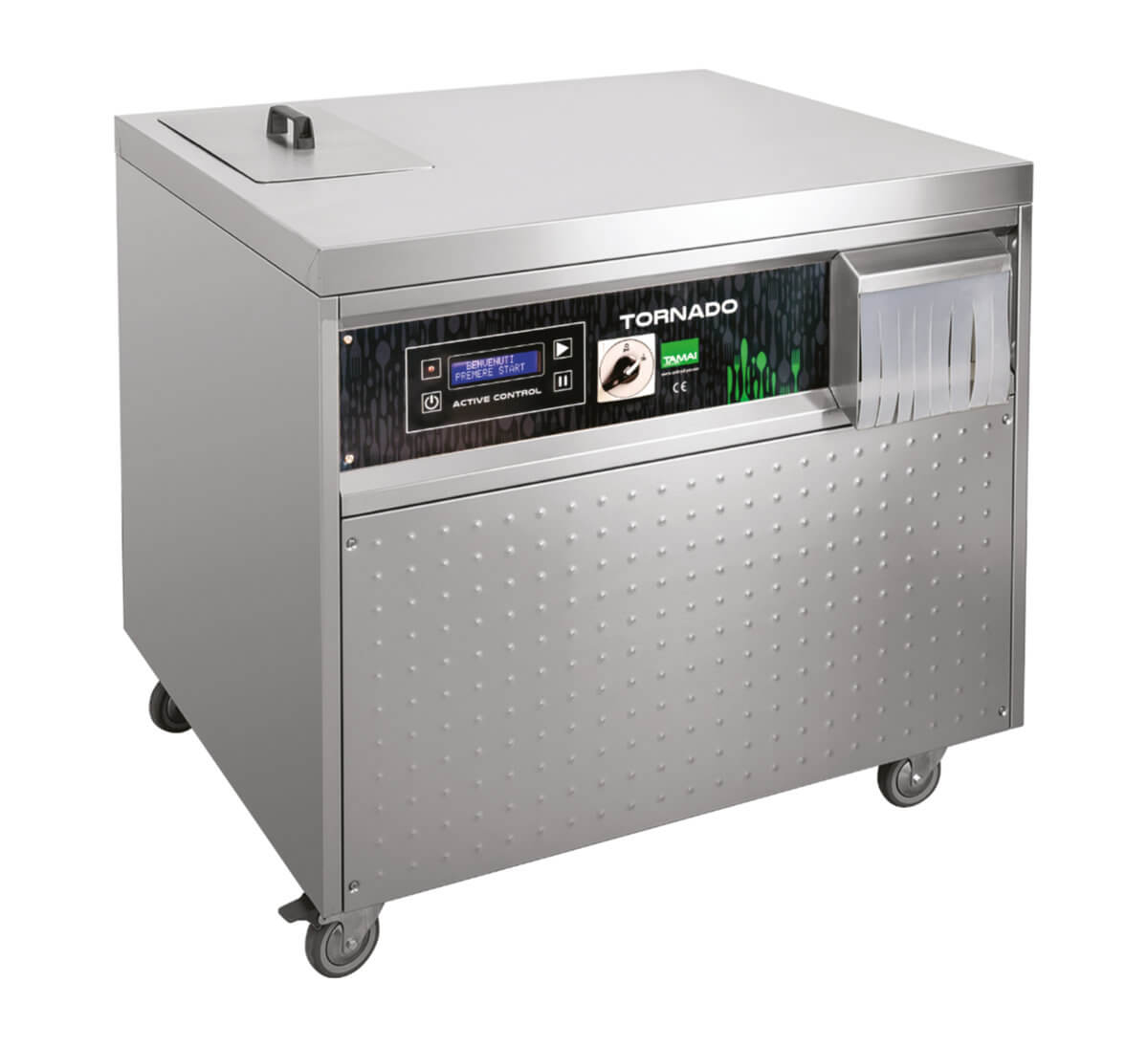 ASCIUGA POSATE PROFESSIONALE CARRELLATA - TORNADO EVO 410 EVO - TAMAI