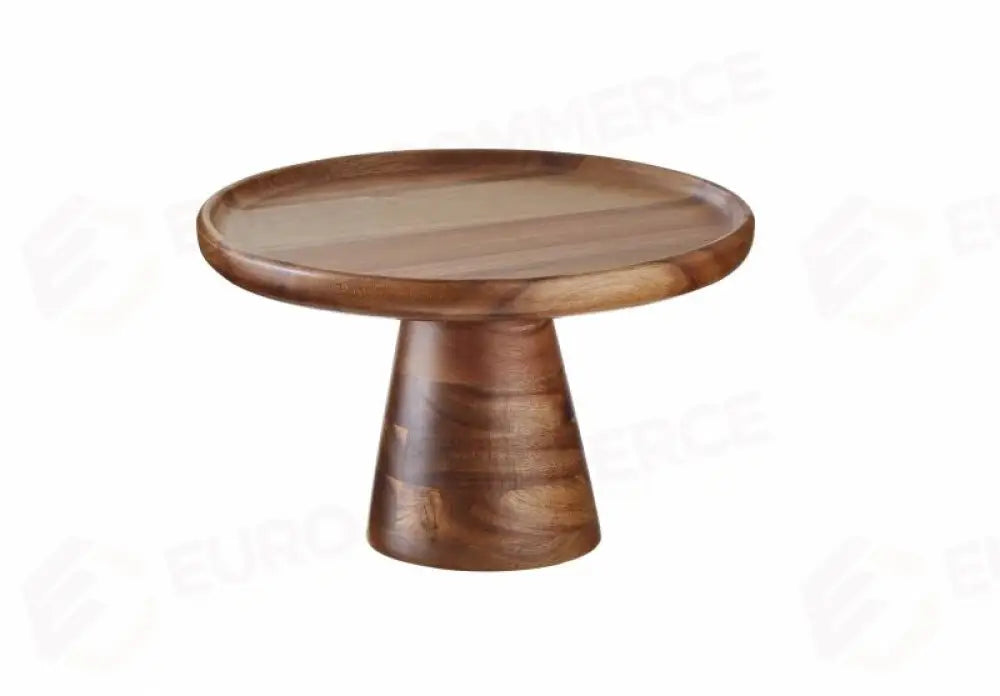 TORTIERA IN ACACIA NATURALE - CM 30X30X15H - S5071 - LEONE - ESPOSITORI BUFFET IN ACACIA