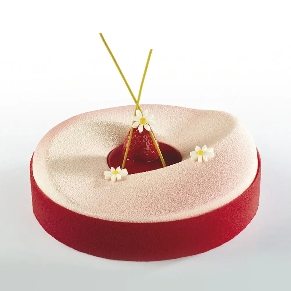 TORTIERA IN SILICONE SINGOLA PAVOCAKE Ø 180 X H 60 MM - KE003S - PAVONI ITALIA