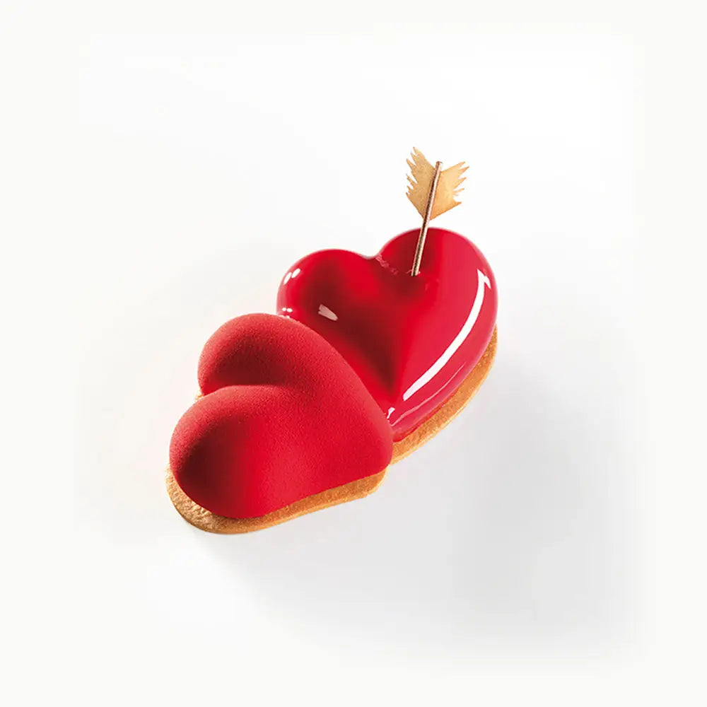 TORTIERA PAVOCAKE BELOVED EMMANUELE FORCONE 250 X 140 X H 60 MM - VOL. 1200 ML + PACK - KE049S - PAVONI ITALIA