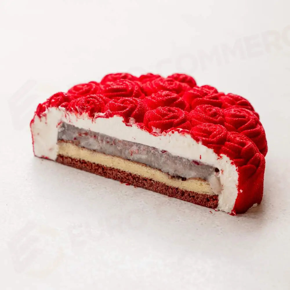TORTIERA PAVOCAKE BOUQUET DE ROSES CÉDRIC GROLET MM Ø 185XH 60 - VOL. ~ 1100 ML - KE093S - PAVONI ITALIA