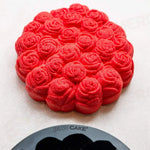 TORTIERA PAVOCAKE BOUQUET DE ROSES CÉDRIC GROLET MM Ø 185XH 60 - VOL. ~ 1100 ML - KE093S - PAVONI ITALIA