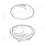 TORTIERA PAVOCAKE CITRON CÉDRIC GROLET Ø 180 X H 70 MM - VOL. 1215 ML - KE057S - PAVONI ITALIA