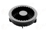 TORTIERA PAVOCAKE CYCLONE ESTERNA Ø 180 INTERNA Ø 55 X H 57 MM - VOL.1036 ML + PACK - FORCON - KE062S - PAVONI ITALIA