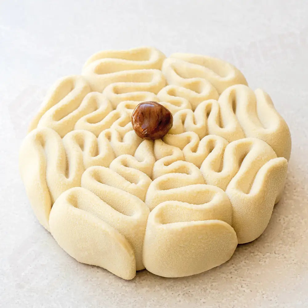 TORTIERA PAVOCAKE DENTELLE CÉDRIC GROLET MM Ø 180XH 50 - VOL. ~ 1000 ML - KE082S - PAVONI ITALIA