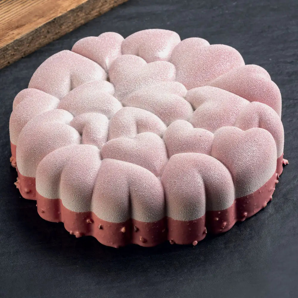TORTIERA PAVOCAKE EROS 179 X 178 X H 48 MM - VOL.1022 ML + PACK - FORCONE - KE068S - PAVONI ITALIA