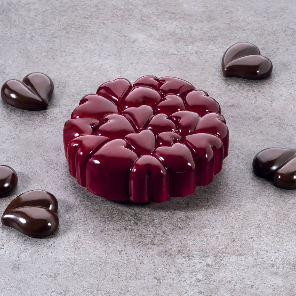 TORTIERA PAVOCAKE EROS 179 X 178 X H 48 MM - VOL.1022 ML + PACK - FORCONE - KE068S - PAVONI ITALIA