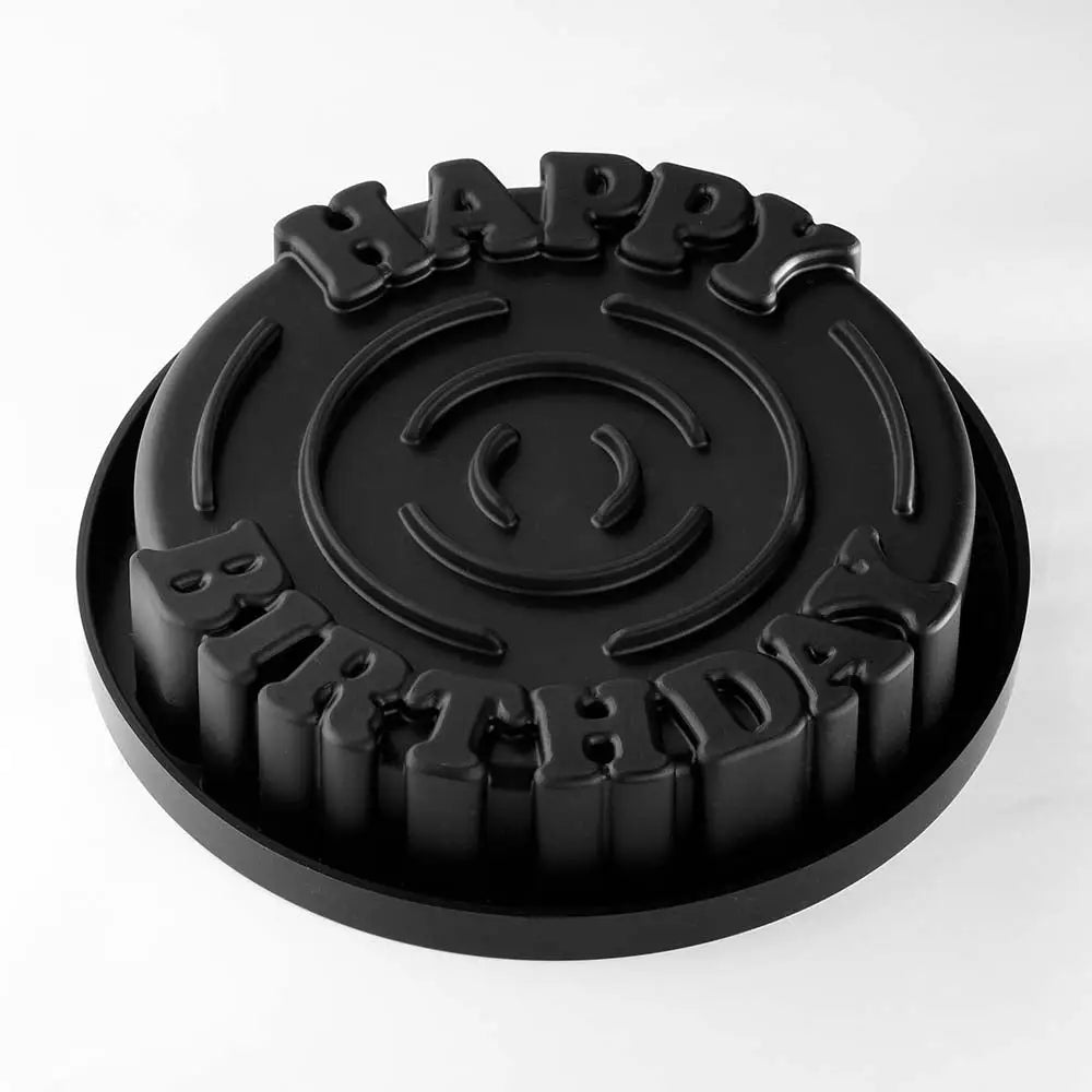 TORTIERA PAVOCAKE HAPPY BIRTHDAY Ø MM 190X45 H - VOL. ~ 1100 ML - KE096S - PAVONI ITALIA