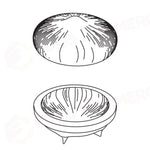TORTIERA PAVOCAKE NOISETTE CÉDRIC GROLET Ø 180 X H 70 MM - VOL. 1155 ML - KE055S - PAVONI ITALIA