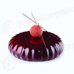 TORTIERA PAVOCAKE PLISSÈ Ø 180 X H 47 MM - VOL.1000 ML + PACK - KE013S - PAVONI ITALIA